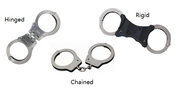 Handcuffs Types and sizes