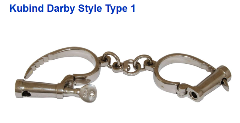 Kubin handcuffs, Pakistan